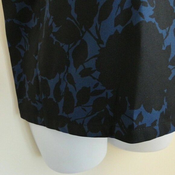 New MARC JACOBS New Prussian Blue Multi Clarice Flower Top Blouse Extra Small XS - Picture 5 of 6